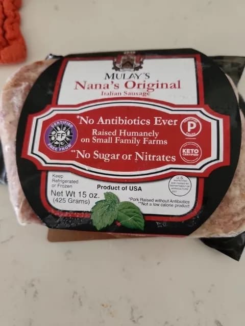 Mulay'S Nana'S Original Italian Sausage