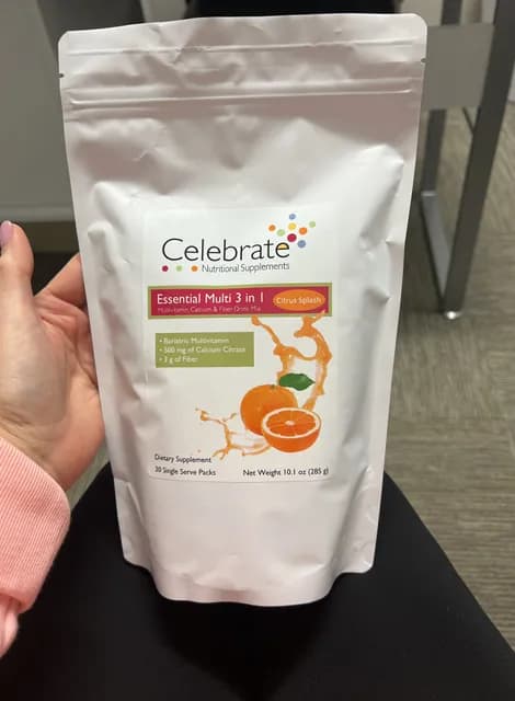 Celebrate Essential Multi 3 In 1 Drink Mix Citrus Splash