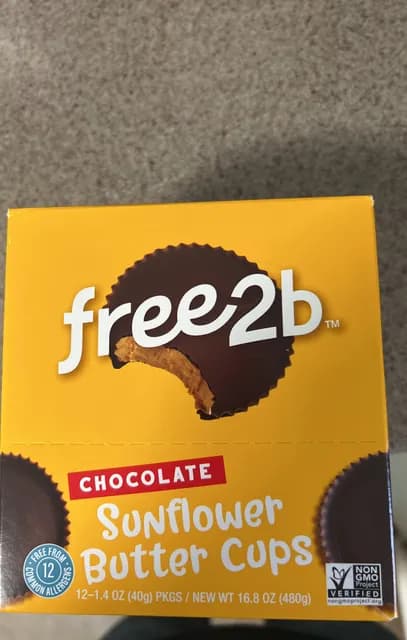 Free2B Chocolate Sunflower Butter