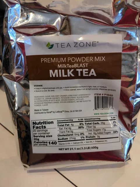 Tea Zone Premium Powder Mix Milk Tea