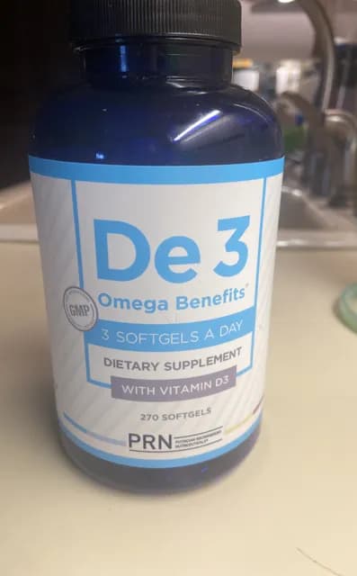 De 3 Omega Benefits 3 Soft Gels A Day With Vitamin D
