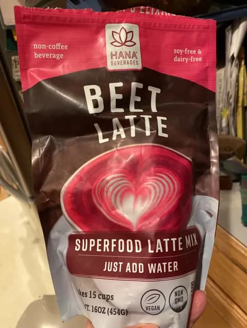 Hana Beverages Beet Latte Superfood Latte Mix