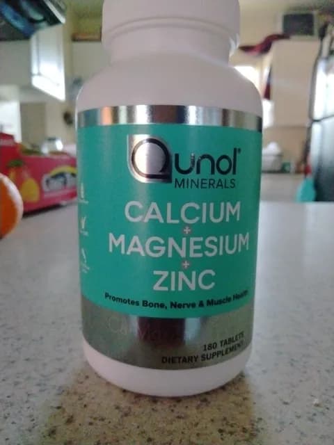 Qunol Minerals Calcium + Magnesium + Zinc