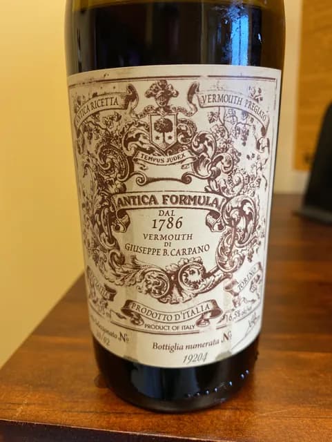 Carpano Antica Formula Vermouth