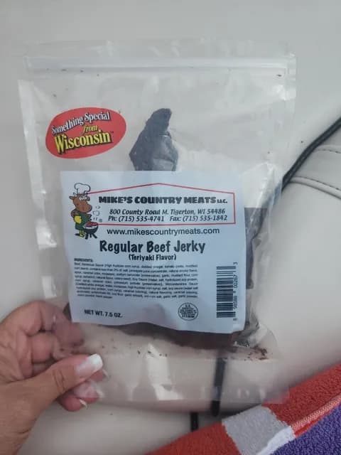 Mike'S Country Meats Regular Beef Jerky Teriyaki Flavor