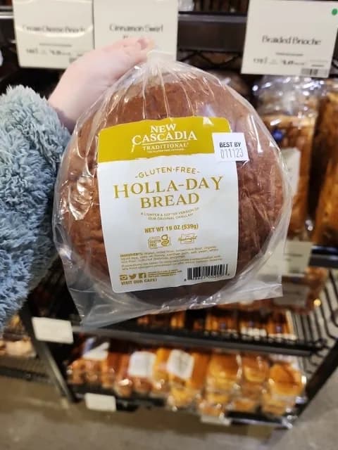 New Cascadia Traditional Gluten-Free Holla-Day Bread