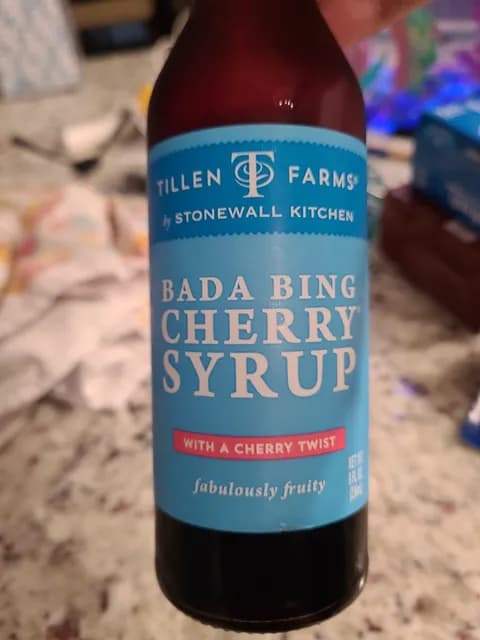 Tillen Farms Bada Bing Cherry Syrup With A Cherry Twist