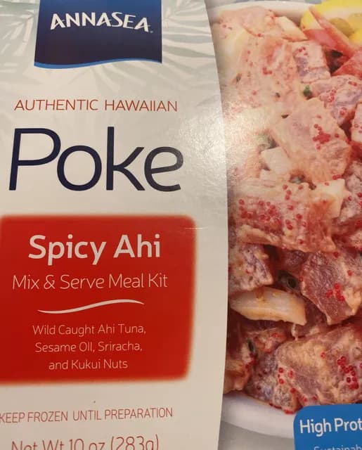 Annasea Poke Spicy Ahi