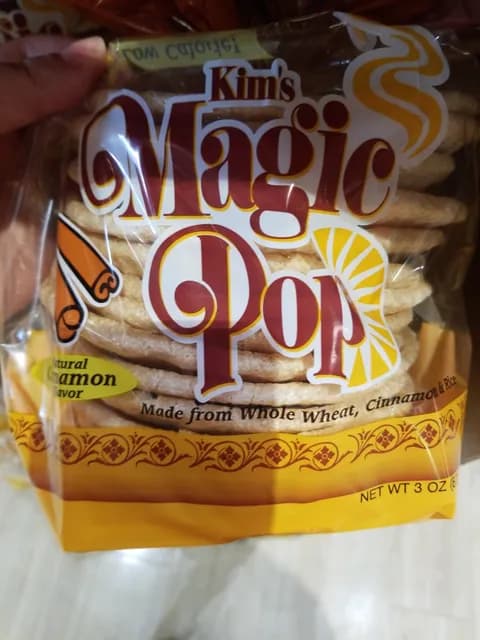Kim'S Magic Pop Natural Cinnamon Flavor