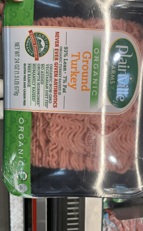 Plainville Farms Organic Ground Turkey