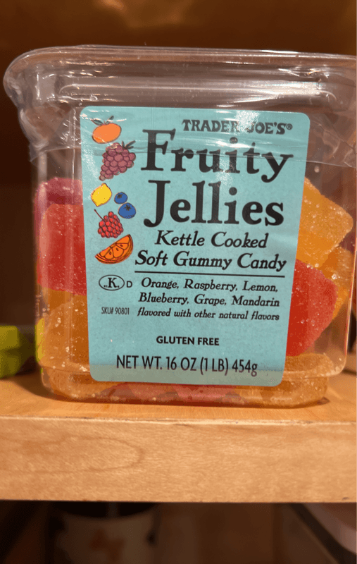 Is it Low Histamine? Trader Joe's Fruit Jellies Kettle Cooked Candy With Real Fruit Extracts