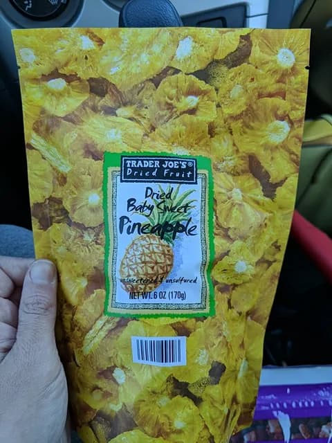 Trader Joe'S Dried Baby Sweet Pineapple