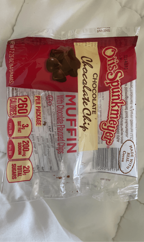 Otis Spunkmeyer Chocolate Chip Muffin