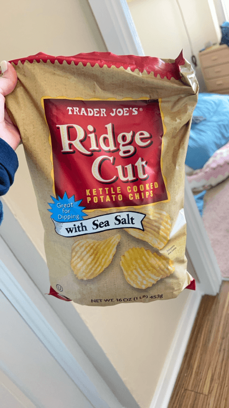 Is it Low FODMAP? Trader Joe's Ridge Cut Potato Chips With Sea Salt