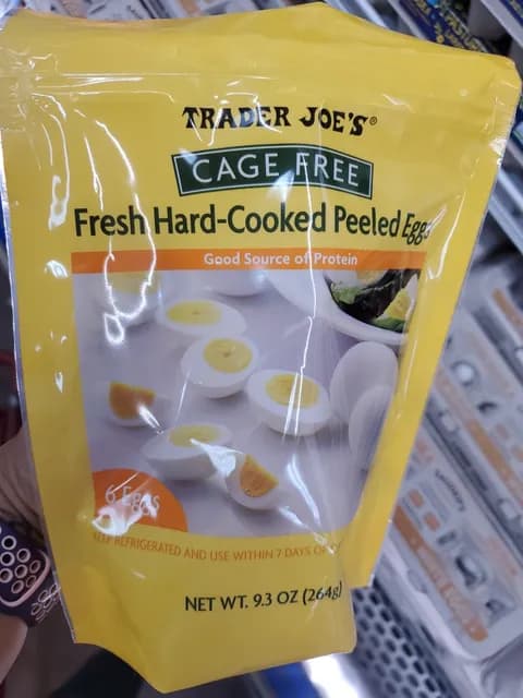 Trader Joe'S Cage Free Fresh Hard-Cooked Peeled Eggs
