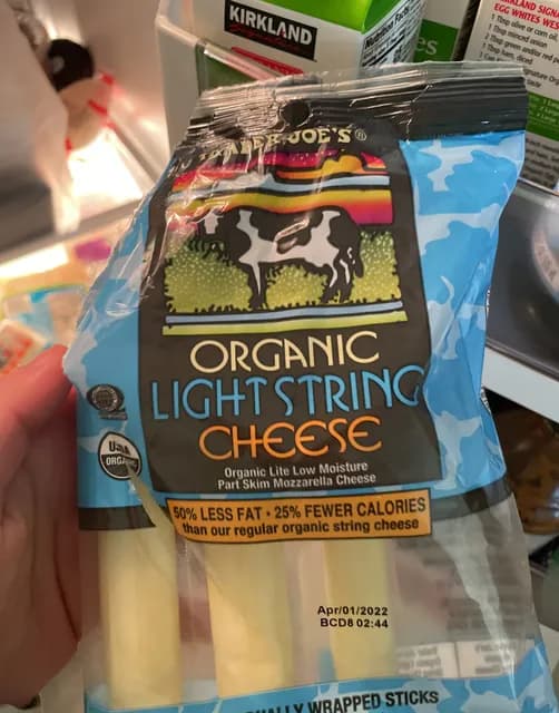 Trader Joe'S Organic Light String Cheese
