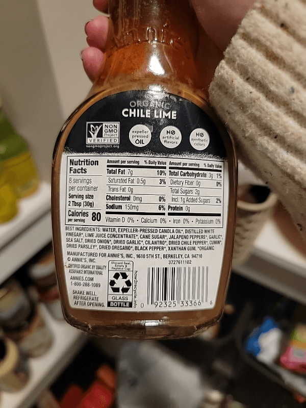 Annie'S Chile Lime Vinaigrette