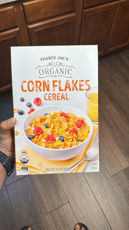 Trader Joe'S Organic Corn Flakes Cereal