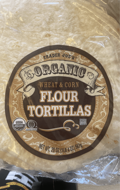 Trader Joe'S Organic Wheat & Corn Flour Tortillas