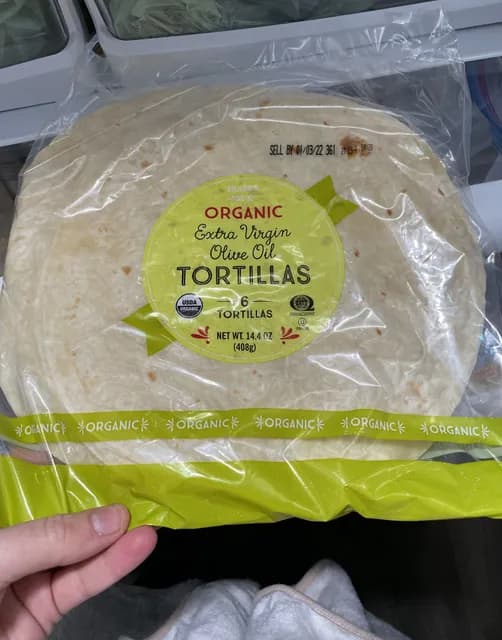 Trader Joe's Organic Extra Virgin Olive Oil Tortillas