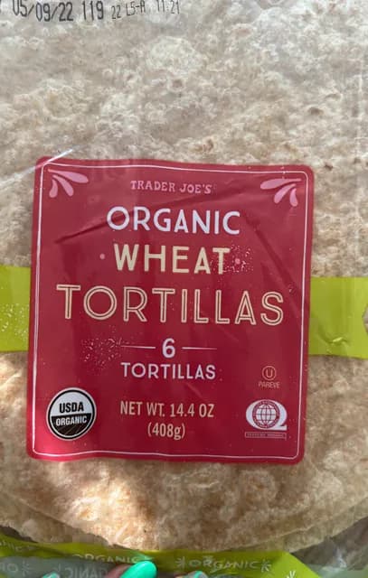 Is it Pistachio Free? Trader Joe's Organic Wheat Tortillas