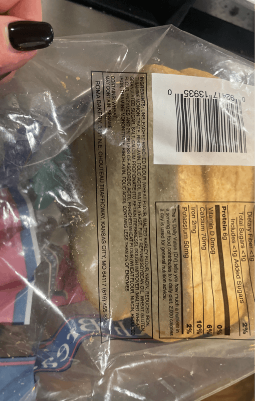 Roma Bakery Sandwich Bread