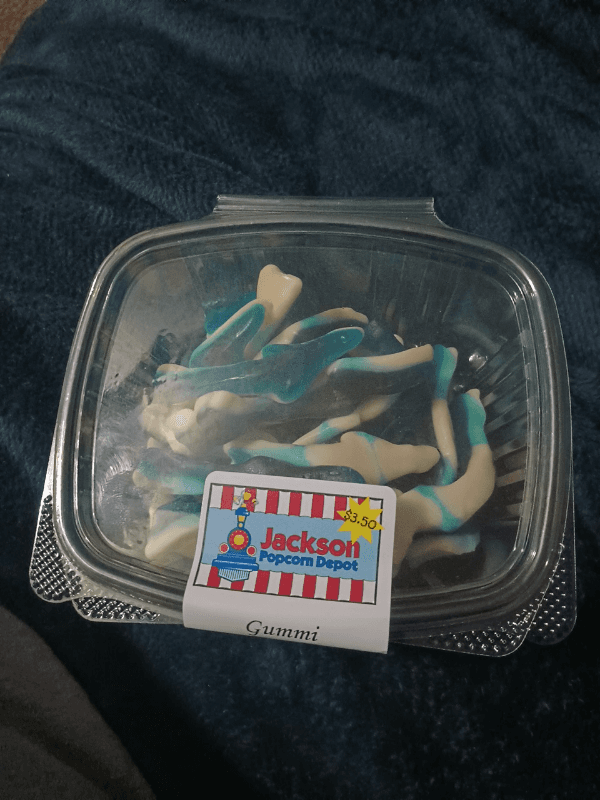 Jackson Popcorn Depot Gummi Blue Sharks