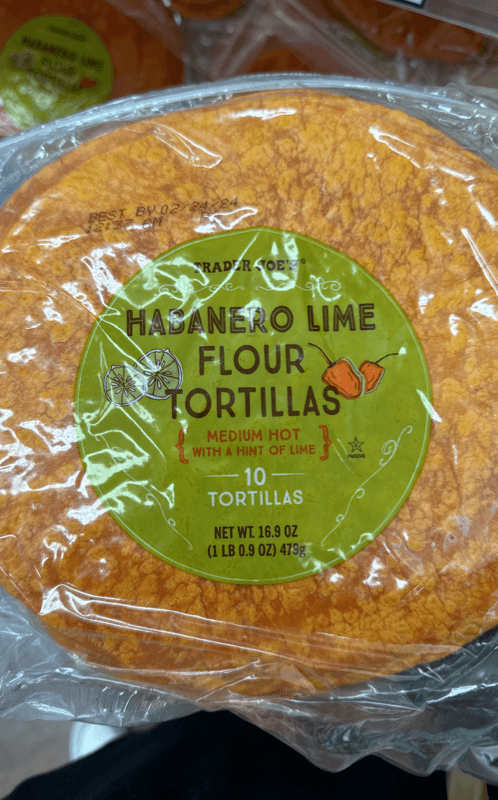 Trader Joe'S Habanero Lime Flour Tortillas