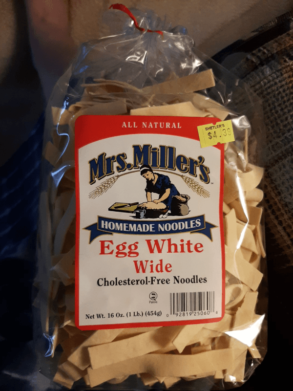Mrs. Miller'S Homemade Noodles Egg White Wide