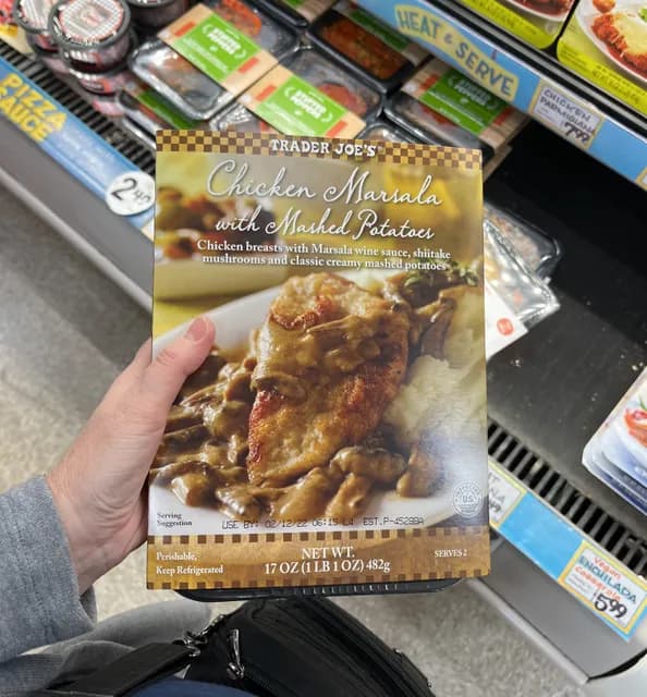Trader Joe'S Chicken Marsala With Mashed Potatoes