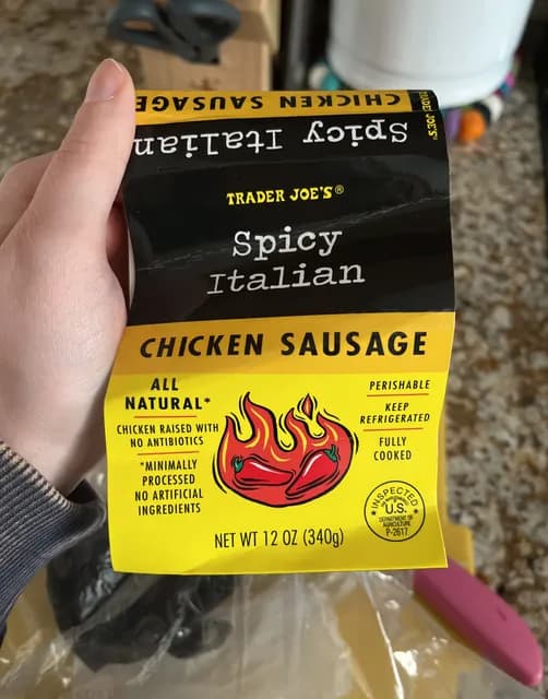 Is it Low FODMAP? Trader Joe's Spicy Italian Chicken Sausage