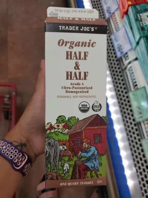 Trader Joe'S Organic Half & Half