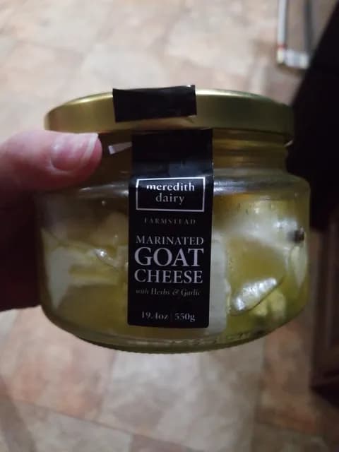 Meredith Dairy Farmstead Marinated Goat Cheese With Herbs & Garlic