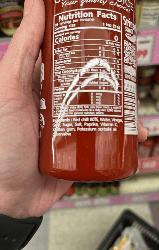 Chef'S Choice Sriracha Sauce Hot