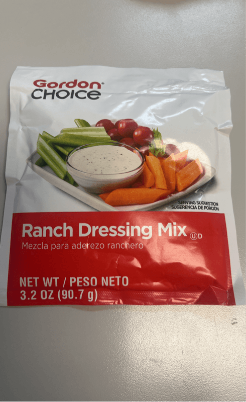 Gordon Choice Ranch Dressing Mix