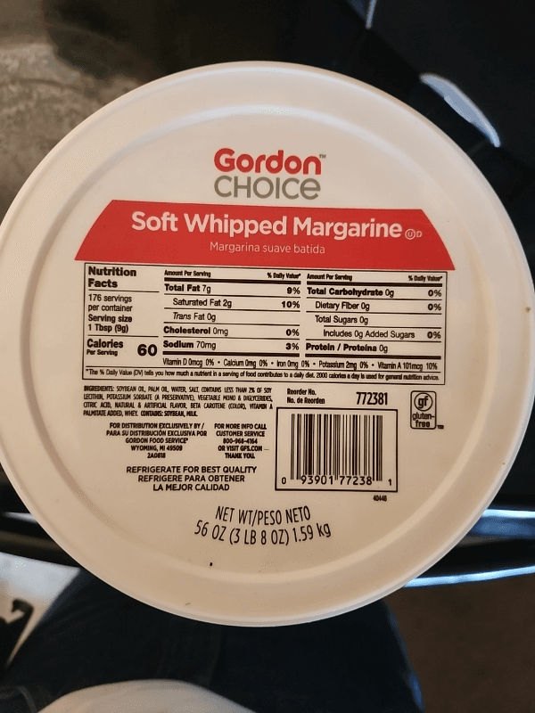 Gordon Choice Soft Whipped Margarine