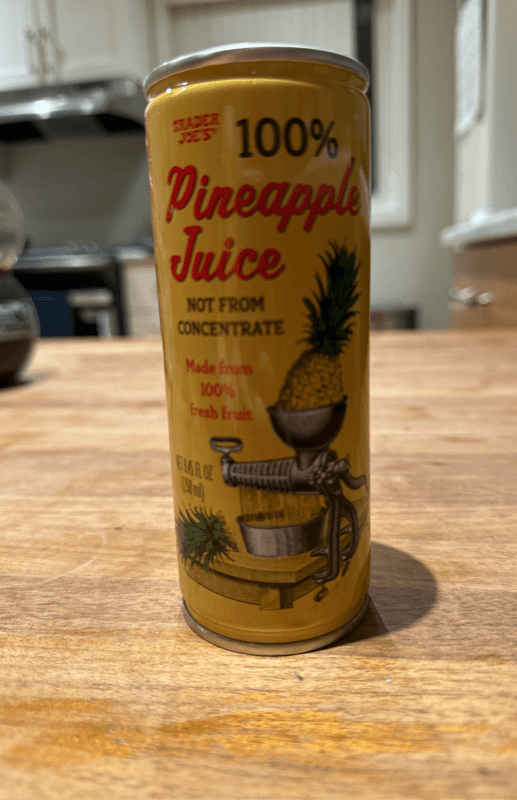 Trader Joe'S 100% Pineapple Juice