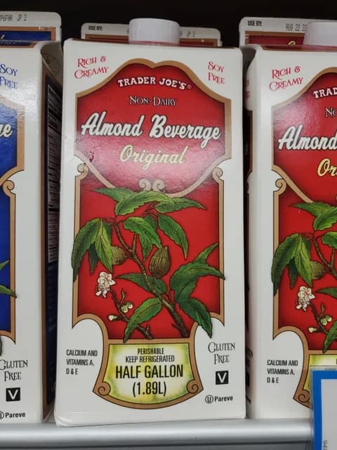Trader Joe'S Non-Dairy Almond Beverage Original