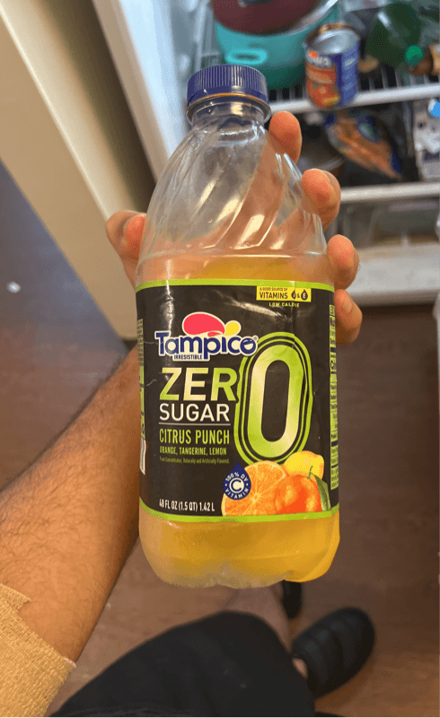 Tampico Zero Sugar Citrus Punch Orange, Tangerine, Lemon Juice Drink