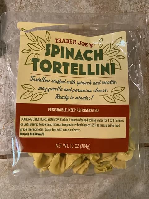 Trader Joe's Spinach Tortellini