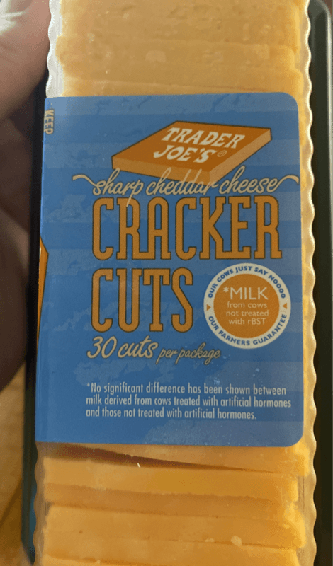 Trader Joe'S Sharp Cheddar Cheese Cracker Cuts