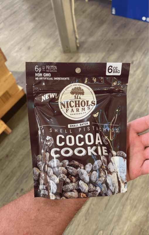 Nichols Farms Shell Pistachios Cocoa Cookie