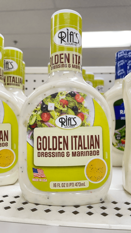 Ria'S Gourmet Golden Italian Dressing & Marinade