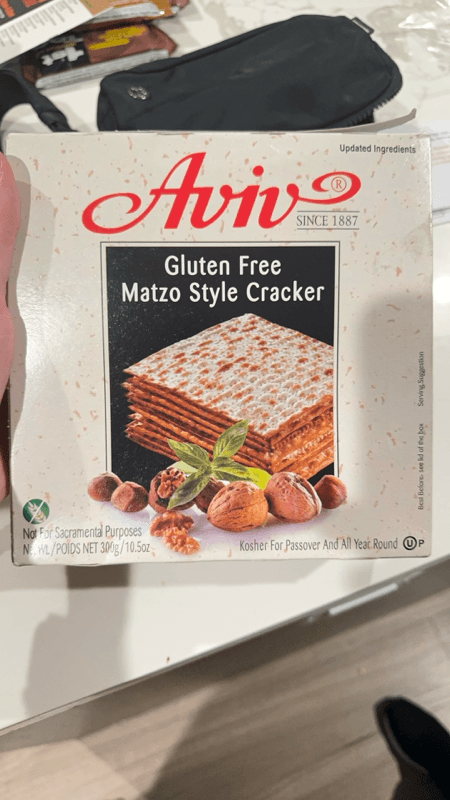 Aviv Gluten Free Matzo Style Cracker