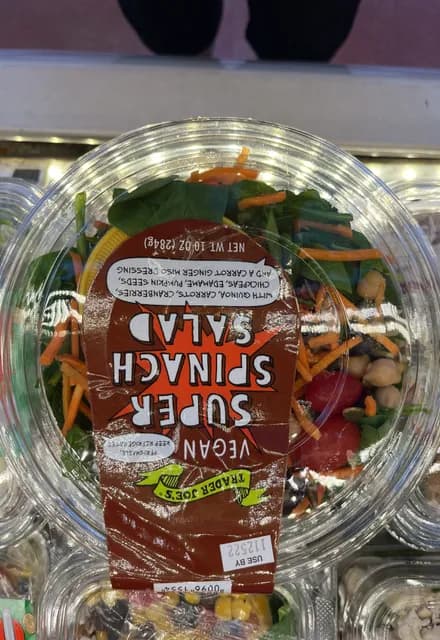 Trader Joe'S Vegan Super Spinach Salad