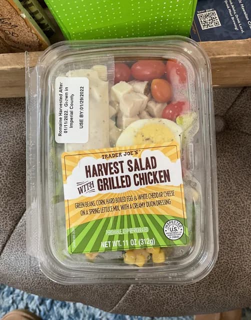 Trader Joe'S Harvest Salad With Grilled Chicken