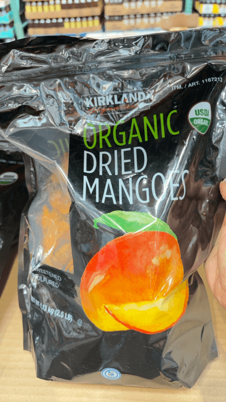 Kirkland Signature Organic Dried Mangoe