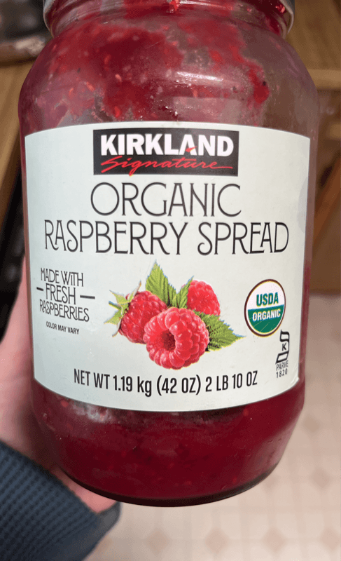 Kirkland Signature Organic Raspberry Spread