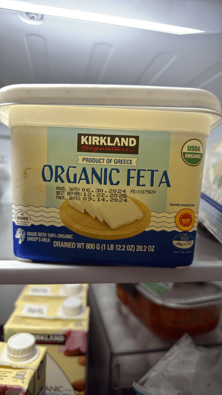 Kirkland Signature Organic Feta
