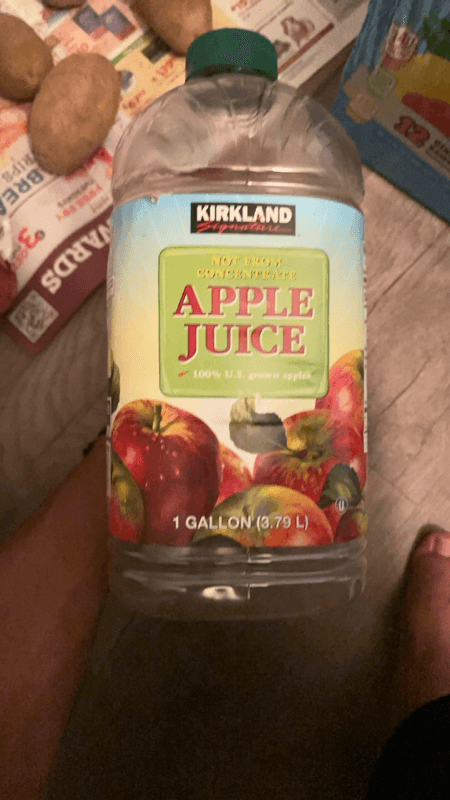 Kirkland Signature Apple Juice Not From Concentrate